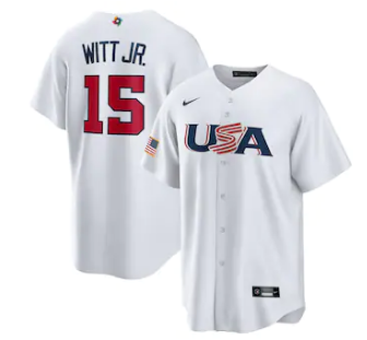 Baseball World Cup USA National Team Baseball Uniform Tee