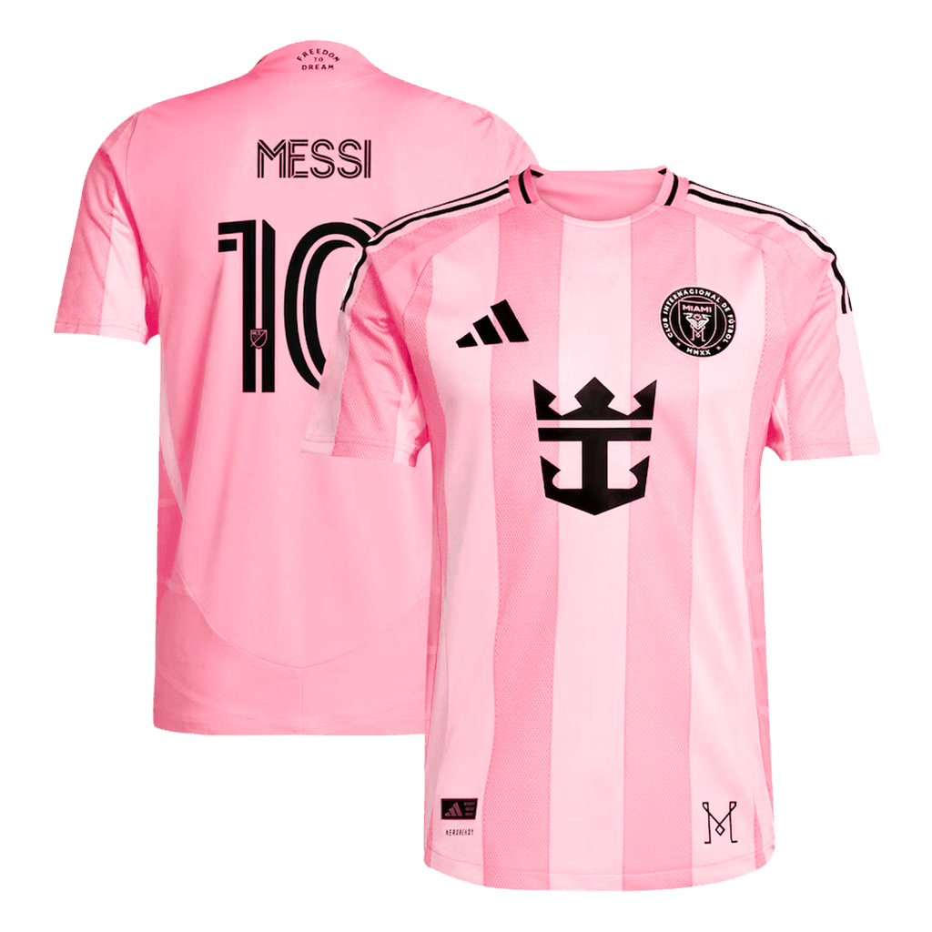 MESSI #10 Authentic Inter Miami CF Home Soccer Jersey 2025 Pink