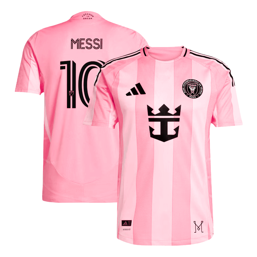 MESSI #10 Authentic Inter Miami CF Home Soccer Jersey 2025 Pink