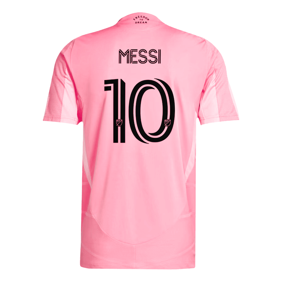 MESSI #10 Authentic Inter Miami CF Home Soccer Jersey 2025 Pink