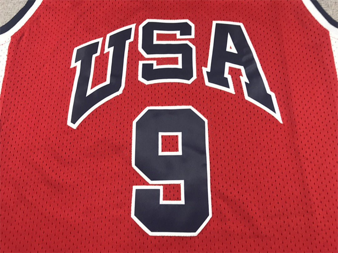 1984 USA National Team #9 Michael Jordan Retro Jersey