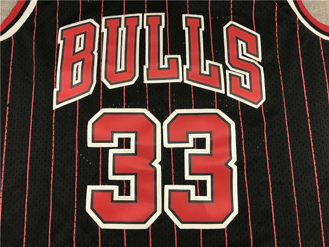 1995–96 NBA Chicago Bulls #33 Pippen Retro Jersey