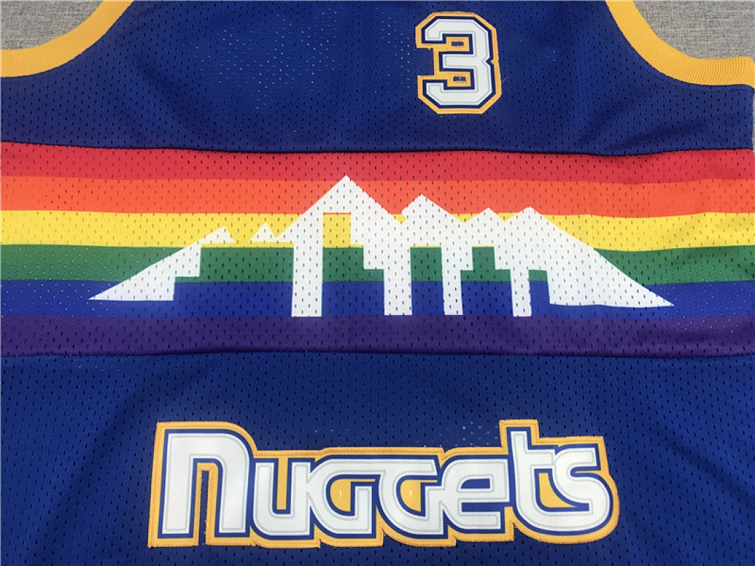 Allen Iverson #3 Denver Nuggets NBA Retro Jersey
