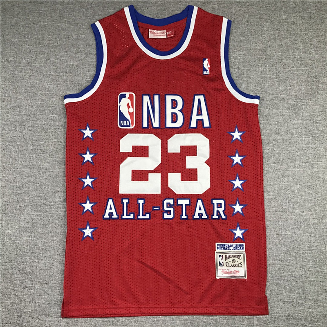 1989 NBA All-Star Game Michael Jordan #23 Retro Embroidered Jersey – Sizes S-XXXL